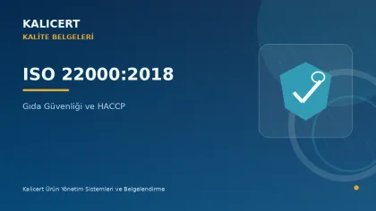 ISO 22000:2018 ve HACCP Gıda Güvenliği kurumsal kapak görseli