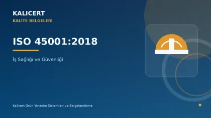 ISO 45001:2018 İş Sağlığı ve Güvenliği kurumsal kapak görseli